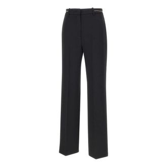 Kaos Rechte Broek - Dames - Straight fit broeken - Zwart - XL - Broeken