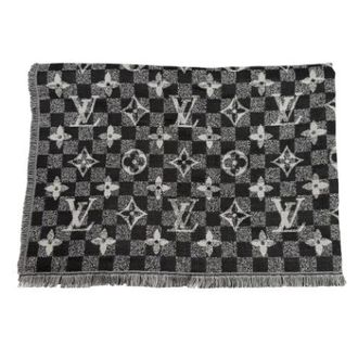 Louis Vuitton Pre-owned Stole - Heren - Pre-owned - Zwart - Maat: ONE Size Zijde