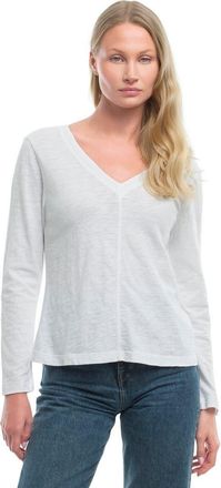 Wilt Deep-V Slim Tee in White at Nordstrom, Size X-Large