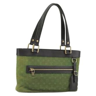 Louis Vuitton Pre-owned Vintage Shoulder Bag - Dames - Pre-owned - Groen - Maat: ONE Size Leer