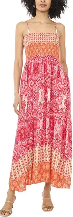 Vince Camuto Smocked Bodice Maxi Dress
