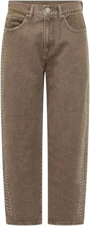 Pinko Pinko, Jeans, Dames, Beige, W27, Straight Jeans