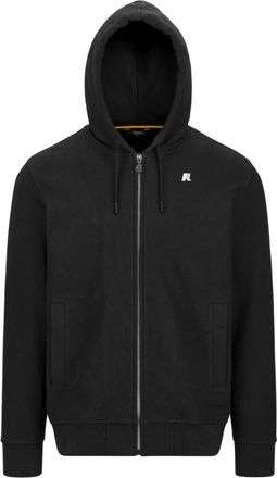 K-Way Sweatshirts & Hoodies - Heren - Vesten met rits - Zwart - 3XL - Katoen - Hoodies & sweatvesten