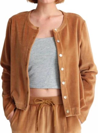 Skin Adaline Cardigan In Fox Brown
