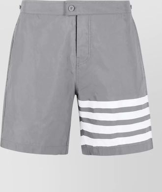 Thom Browne swim tech 4 bar swim shorts