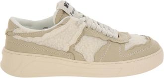 Msgm Fantastische Groene Sneakers - Dames - Sneakers - Beige - 39 EU - Leer - Schoenen
