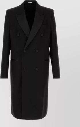 Alexander McQueen wool double breasted coat