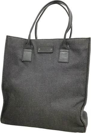 Gucci Black Denim Tote Bag (Pre-Owned)