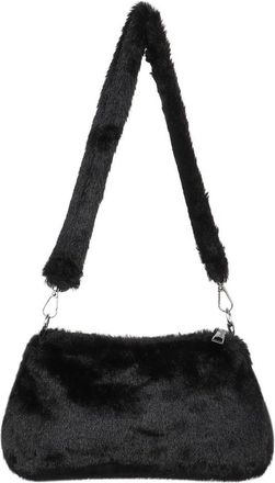 Generic Womens Plush Bags Plush Bag Womens Casual Shoulder Animal Print Leopard Lady Underarm Female Messenger Crossbody Bags(Color 1)