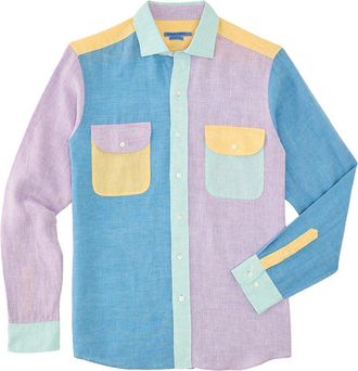 J.McLaughlin J.Mclaughlin Fun Linen Woven Shirt