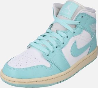 Nike Womens Nike Womens Air Jordan 1 Mid Trainers BQ6472 132 - Blue - Size: 6.5
