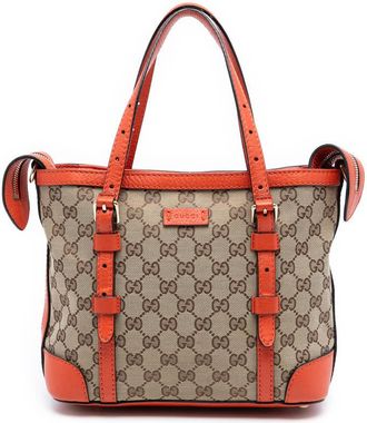 Gucci Pre-owned Gucci GG Canvas Satchel Ladies 387603 493075