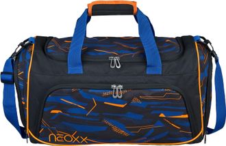 Neoxx Sporttasche NEOXX Move, Damen, Gr. B/H/T: 43cm x 26cm x 24cm, schwarz (streetlight), Polyester, Taschen Sporttasche, teilweise aus recyceltem Material