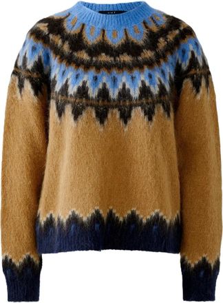 Oui Dames, Truien, Veelkleurig, Maat: 2XL