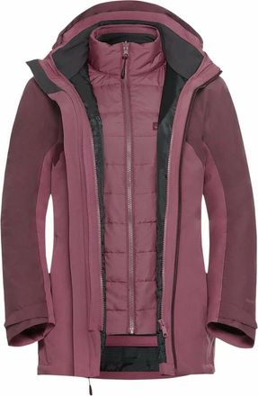 Jack Wolfskin Dames, Sport, Paars, Maat: M Wol