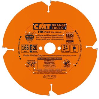 CMT 236.165.04h Sierra Circular Para Mat. Abrasivos Dp 165x1.8/1.4x20 Z4 Tcg