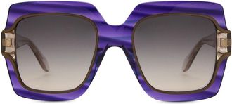 Just Cavalli SJC023V 09N5 Womens Sunglasses Purple Size 53