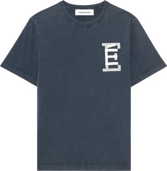 &Eacute;tudes Studio Navy Blue University T-Shirt - Heren - T-shirts - Blauw - XL - Katoen - Tops