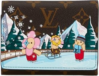 Louis Vuitton Brown Multi-Color Pvc Leather Wallet (Bi-Fold) (Pre-Owned)