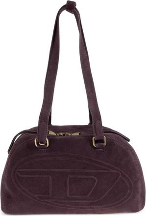 Diesel 1DR Dome Schoudertas - Heren - Handtassen - Rood - ONE Size - Su&egrave;de - Tassen