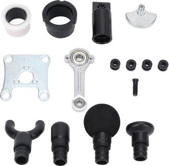 OEM Pistola De Masaje Muscular De Aleaci&oacute;n De Aluminio Con 4 Accesorios Intercambiables Para Masaje De Tejido Profundo