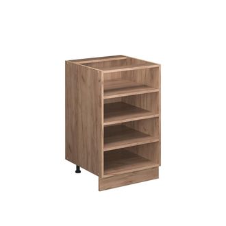 Vicco Estante De Cocina Fame-line, Roble Dorado, 50 Cm Sin Encimera, Vicco