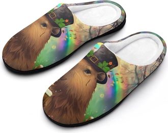 Generic Patrick Capybara Mens Slippers Comfortable And Non-slip Cotton Slipper Shoe for House