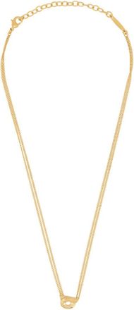 Ferragamo Golden Logo Pendant Necklace