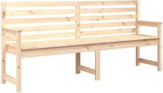 vidaXL Vidaxl - Garden Bench 203.5x48x91.5 cm Solid Wood Pine