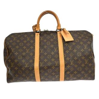 Louis Vuitton Pre-owned Weekend Bags, unisex, Brown, Size: ONE SIZE Pre-owned Keepall Bag