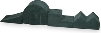 OEM Parque Infantil De Espuma, 5 Piezas, Color Verde Pana