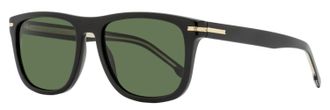BOSS Boss Mens Classic Rectangular Sunglasses B1626/S 807QT Black 55mm