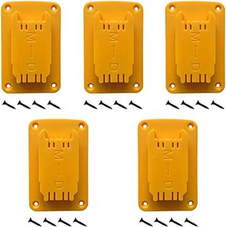 OEM Juego De 8 Soportes Para Herramientas Compatibles Con Taladros Dewalt De 12 V, 20 V Y 18 V, Con Tornillos Para Un Almacenamiento Ordenado