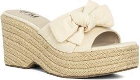 Shushop Ingrid Platform Espadrille Slide Sandal in Bone at Nordstrom Rack, Size 8.5