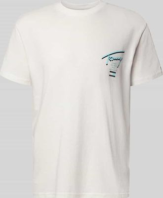 Tommy Jeans Regular Fit T-Shirt aus reiner Baumwolle in Offwhite, Größe XXL