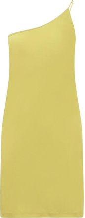 Dsquared2 Green One Shoulder Mini Dress