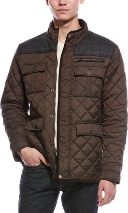 Cole Haan Diamond Quilt Barn Jacket