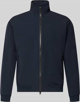 Scandinavian Edition Slim Fit Jacke mit Stehkragen Modell Apex in Marine, Gr&ouml;&szlig;e XL