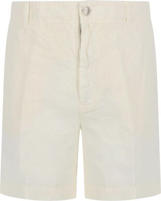 120% Lino Light Linen Elastic Waistband Shorts