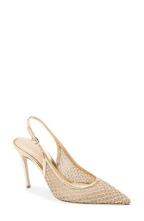 Gianvito Rossi Pointy Toe Slingback Sandal in Mekong at Nordstrom, Size 10.5Us