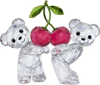 Swarovski Beeldje Kris B&auml;r Altijd samen Rood Kris Beren 5675393 - Dames - Versiering - Veelkleurig - ONE Size - Home
