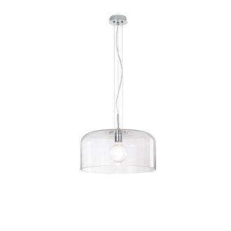 Luce-Ambiente-Design Luz de techo de vidrio transparente 40 cm