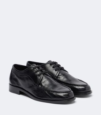 The Row Nino leather Derby shoes