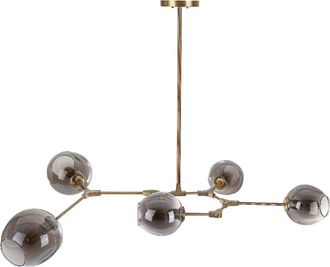 Safavieh Lampara colgante de metal gris