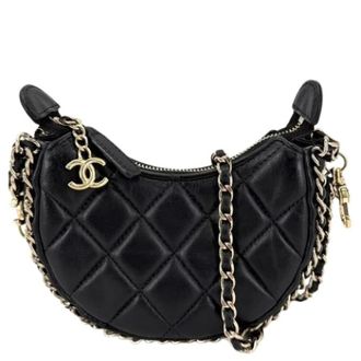 Chanel Pre-owned Vintage Mini Shoulder Bag - Dames - Pre-owned - Zwart - Maat: ONE Size Leer