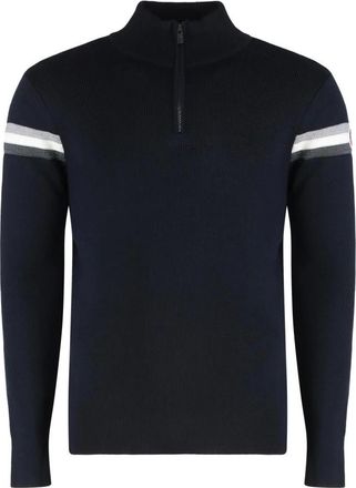 Fusalp Maglione Wengen - - Sport - Uomo - Blu - S