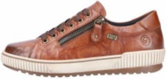 Remonte Sneaker - Dames - Schoenen - Bruin - Maat: 38 EU Leer