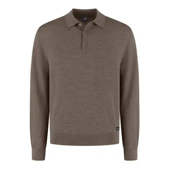Wahts Mens Knitwear, TargetGroup:Men Taupe Melange / XXL