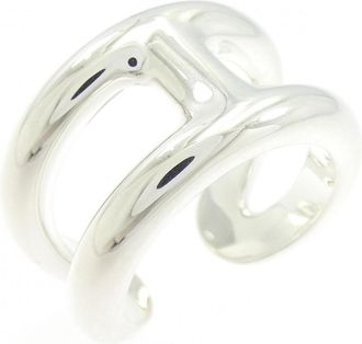 Herm&egrave;s Silver 925 Band Ring (Pre-Owned)