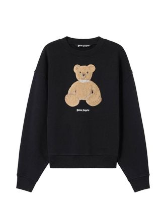 Palm Angels Mens Bear Crewneck Sweatshirt